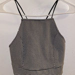 Urban Outfitters  women’s size medium black and white crop top Photo 0