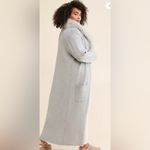 Show Me Your Mumu  Lombardi Sparkle Faux Fur Collared Silver Cardigan sz Medium Photo 1