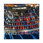 My Michelle  Boho Chic Paisley Shift Dress S — Multicolor Paisley Mini/Vintage Photo 7