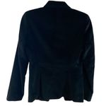 Zanella Chloe made in Italy velour blazer black Sz 4 NWT‎ Photo 1