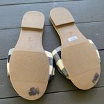 Loft  Plaid Bow Slip On Sandals Size 8M Photo 1