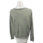 Z Supply  Women's Gray Embroidered Star Crew Pullover Sweatshirt Sweater Top M Photo 1