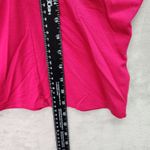 Reformation Halter Neck Deep V Neck Sleeveless Top Raspberry Pink Small Made USA Photo 9