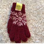 Forever 21 New holiday crew socks, hat & groves set NWT&NWOT fair isle snowflake Photo 12