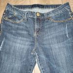Rock & Republic Kasandra Gold Studded Bootcut Jeans Size 8 Photo 5