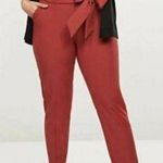 Lane Bryant Allie spice tailored ankle belted pants size 24 Photo 0