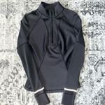 Lululemon  Two-Tone Ribbed Running Half Zip Photo 0