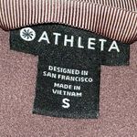 Athleta Womens Triumph Smoked Brown Printed Full Zip Hoodie Jacket Small Photo 3