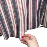 frame denim NEW NWOT FRAME Classic Stripped Linen Blazer Jacket Blue Red White Photo 8