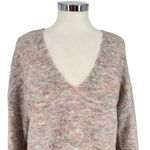 Gentle Fawn V-Neck Sweater Pink Blue Multicolor Size Small Photo 1