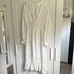 Long sleeve white floral dress Photo 8