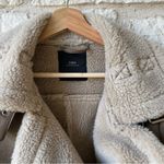 ZARA  Women's Tan Faux Suede Biker Jacket Photo 2