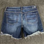 American Eagle AEO Stretchy Dark-Wash Shorts Size 12 Photo 6