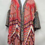 Ivy Jane  Duster Kimono Coverup  XS open cardigan mixed media print oversized Photo 0