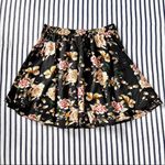 Glamorous Akelia Flare Black Floral Skirt Large Photo 4