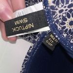 Nip Tuck Nautical Foil Joanne One Piece Swimsuit Women Size 6 Ruched Lined Boho Blue Photo 7