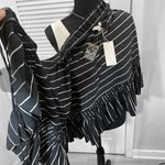 Anthropologie New  New Moon River Wrap Around Pin Striped Skirt - Size Large Photo 5