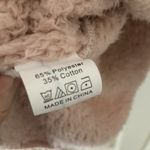 Pale Pink Oversized Hooded Teddy Cardigan Jacket Sweater Ultra Soft Cotton Blend Photo 7