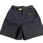 st. john's bay Womens Size 8 Average Navy Blue Worry Free Short With Belt NWT Photo 4