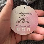 Full Circle Trends Women V Neck Ripped Fringed Hem Gray Pullover Sweater Size XL Photo 11