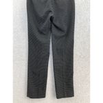 Ann Taylor Women's Pants Micro Black White Polka Dot Size 0 Straight Leg Photo 6