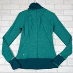 Lululemon Green Half Zip Top Thumbholes Athletic Activewear Jacket Size 6 Photo 6