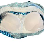 Eco Beach Blue Geometric Racerback Tankini Swimwear Top XL Photo 5