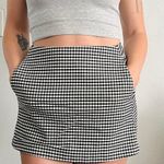 Urban Outfitters M Gingham Check Pocketed Mini Skirt in Kelly Green Photo 9