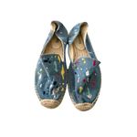 Soludos Multicolor Embroidered Paint Splatter Espadrilles Flats Size 7 Photo 4