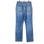 KHAITE  Danielle Jeans Women's 31 Straight Leg Denim Medium Wash Blue High Rise Photo 3