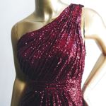 Revelry Starla Sequin Dress Size 18 Cabernet Photo 3