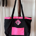 California Surfer 90s Vintage Swishy Tote Bag Black Photo 0