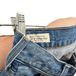 Levi's Deconstructed Mini Skirt Medium Wash Denim Jean Size 28 Photo 9