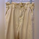 MOTHER THE YOYO RUFFLE GREASER ANKLE PANTS GOLDFINCH size 28 Yellow Photo 1