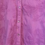 Wrangler  Pink/purple Embroidered rodeo Shirt Photo 5