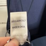 Bill Levkoff  Harmoni Chiffon Navy Blue Bridesmaid Formal Dress Size 14 Photo 5