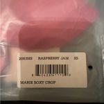 Nation Ltd  Marie Boxy Satin Top | Raspberry Jam | XS Photo 2