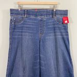 Spanx Vintage Indigo Seam Front Pull On Wide Leg Jeans Size 3X Petite NWT Photo 6
