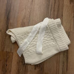 Aerie  Cream Cable Knit Lounge Sleep Shorts NWT  Photo 3