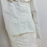 Edikted Zuri Cotton Twill Cargo Pants in Beige Size Small Photo 8