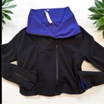 Lululemon  Rare Principle Crop Black Asymmetric Quilted Jacket Size 6 Photo 2