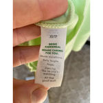 Aerie  Lime Green Ribbed Cropped Tee Short Sleeve Soft Lounge Minimalist Cozy Y2K Photo 4