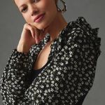 Anthropologie By Woven Ruffle-Sleeve Sweater Photo 0