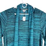 Avenue  Sweater 22/24 Detachable Scarf Soft Lightweight Blue Black New Photo 7