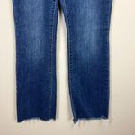 Judy Blue Jeans Womens 11/30 Blue Boot Cut Medium Wash Frayed Hem Stretch Denim Photo 6