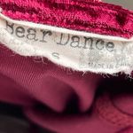 Bear Dance Burgundy velvet body con mini dress baddie romantic sexy goth holiday party Photo 7
