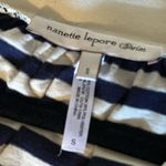 Nanette Lepore  Swim Women’s Navy Blue and Ivory Striped Beach Cover-up - Size S Photo 6