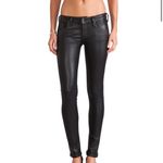 Citizens of Humanity  Black Racer Coated Black Skinny Low Rise Jeans Size 29 Photo 5