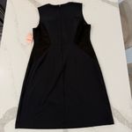 EVRI NWT Sleeveless Little Black Dress Womens Plus Size 0X Black FauxSuede Panel Photo 6