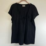 Urban Girl EUC  Black Short Sleeve Blouse sz 2x Photo 0